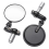 Aluminum Foldable Round Mirror Handle End Side Mirrors Adjustable Handlebar Mirror Simple Installation compatible with Motorcycles 1