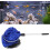 Aquarium Net, Soft Fish Transfer Net Long Koi Tansfer Mesh Basket with Extendable Handle, for Medium Large Fish(30CM) 4