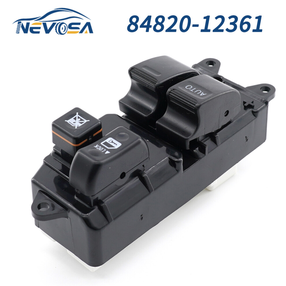 (84820-12361) 84820-12361 84820-12450 8482012361 84820-52090 Electric Power Window Master Switch For Toyota Corolla E11 1997-2002 6935158883448
