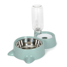 Pet Dog Cat Bowl Fountain Automatic Food Water Feeder Container for Cats Dogs Drinking