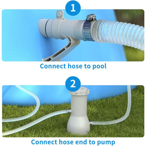 Swimming Pool Replacement Hose,1.25' Diameter 59' Replacement Hose suit for Intex Filter Pump Hose 2