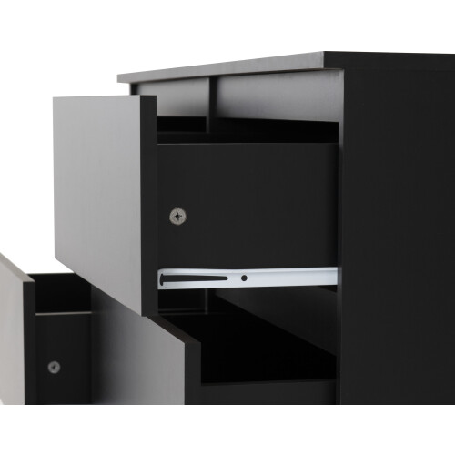 Seconique Malvern 6 Drawer Chest Black 1