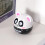 Cartoon Panda Kitchen Timer Pink Mechanical Wind-Up Cooking Timer Easy to Use Accurate Timing Durable ABS Material Compact Size Baking and Cooking Too 5