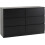 Seconique Malvern 6 Drawer Chest Black 6