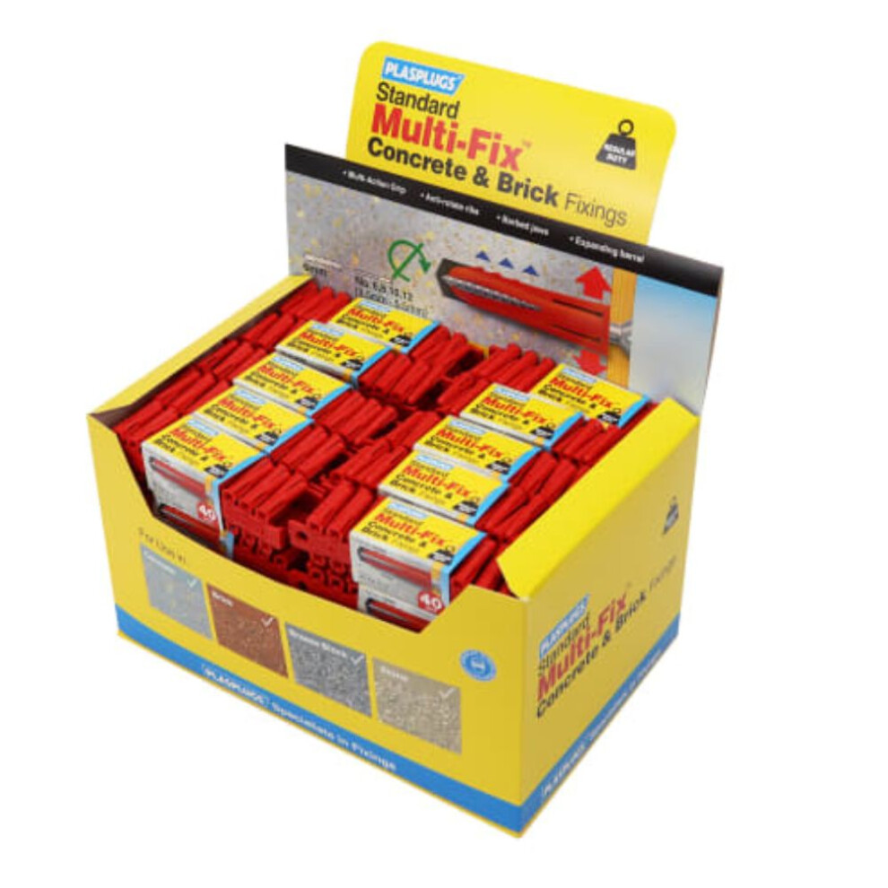 PLASPLUGS PLAGP600 Plastic & Nylon Wall Plugs