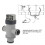 Replacement Dual Open Port Plunger Valve Adjustable Pool Connector Durable Plastic Easy Installation Water Flow Control for Swimming Pool 4