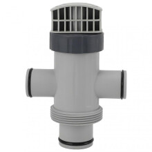 Replacement Dual Open Port Plunger Valve Adjustable Pool Connector Durable Plastic Easy Installation Water Flow Control for Swimming Pool