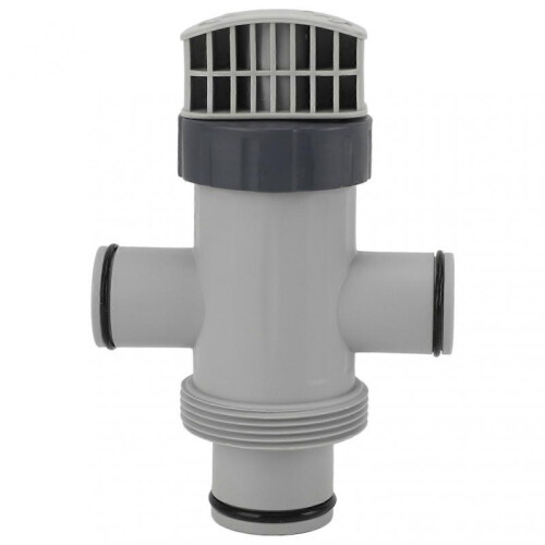 Replacement Dual Open Port Plunger Valve Adjustable Pool Connector Durable Plastic Easy Installation Water Flow Control for Swimming Pool