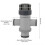 Replacement Dual Open Port Plunger Valve Adjustable Pool Connector Durable Plastic Easy Installation Water Flow Control for Swimming Pool 3