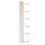 White Kitchen Wall Hook Rack Space Aluminium Durable 6-Hooks 30cm Easy No-Drill Installation Multifunctional Hanging Rail for Utensils and Tool 2
