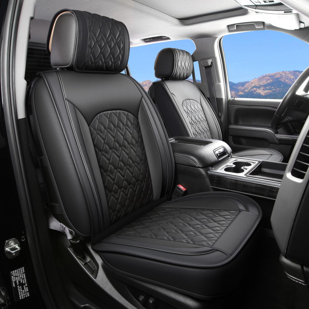 Chevy Silverado Seat Covers,Leather Seat Covers For Gmc Sierra,Custom Fit 2007 1500 2500Hd 3500Hd 943784979523