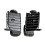 Toyota Hilux 2004-2015 AC Vent Outlet Assembly - Front Dashboard Left Right Air Vent Panel 3