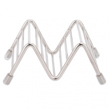 Creative Restaurant Taco Holder Stainless Steel Stand for Tacos Tortillas Burritos 304 Stainless Steel 1-2 Slots Convenient Design Durabl