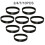 (2)BLACK DECKER Planer Drive Belt 914592 for DN75 DN750 KW750 SR600 DN75 SR600 Replacement 3