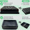 HeavyDuty Extra Thick Seed Starting Trays 5 Pack, Reusable Microgreens Growing Trays 5