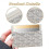 (white)Elegant Small Cowhide Card Holder - Stylish Fashion Wallet for Cards 3