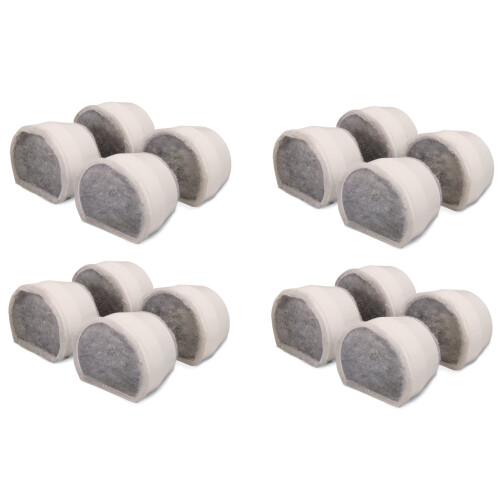 Drinkwell Replacement Carbon Filter  16 Total Filters (4 Packs with 4 Filters per Pack)