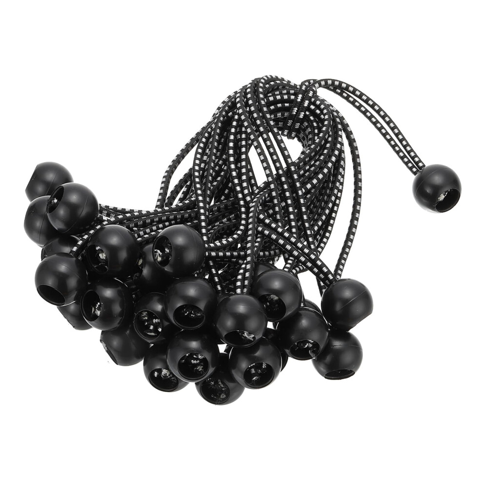 9 Inch Tarp Ball Bungee Cord, 30 Pack Bungee Cords With Balls For Outdoor Camping Cargo 943784981014