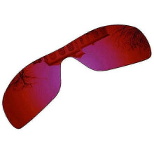 (Deep Red) Oakley Batwolf Replacement Lenses - Green Sunglass Lenses for Oakley Batwolf