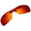 (Red) Oakley Batwolf Replacement Lenses - Green Sunglass Lenses for Oakley Batwolf 1