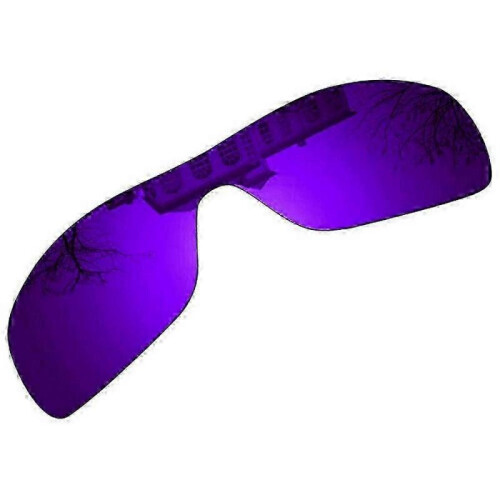 (Purple) Oakley Batwolf Replacement Lenses - Green Sunglass Lenses for Oakley Batwolf