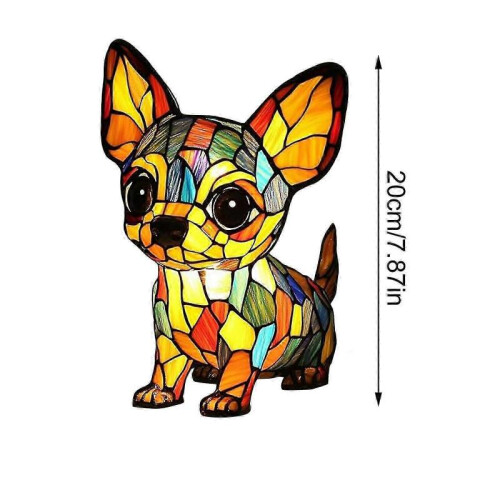 (A) Dog Series Art Night Light LED Light Ornament PUW0611 2