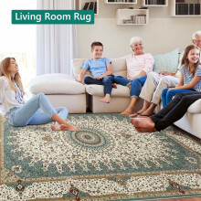 (200x290 cm- Extra Large Rug For Living Room Bedroom, Willow) Non-Slip Traditional Rugs Runner Carpet Floor Mat