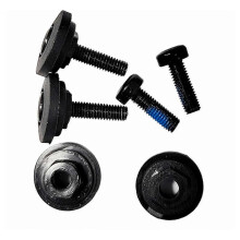 (A) YoYo YoYa Stroller Pushchair Screw Stem Replacement - Cylindrical Gasket & Plastic Pads for Side Handrails Repair