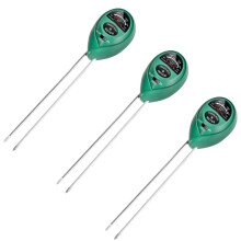 3in1 Soil Moisture/pH/Light Meter, Soil Test kit for Indoor Outdoor Use, Suitable for House Plants, Garden, Lawn, Farm, 3 Pack