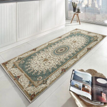 (60x220 cm- Runner Rug Indoor Outdoor, Willow) Non-Slip Traditional Rugs Runner Carpet Floor Mat