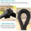 Leather Dog Leash  6ft Braided Comfortable for Large, Medium  Small Dogs 2