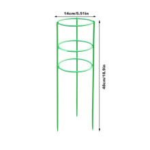Plant Holder Climbing Vine Rack Plant Pot Support Frame Plastic Coated Steel Flower Decorative Grid Bracket Garden Plant Support (Size : S)