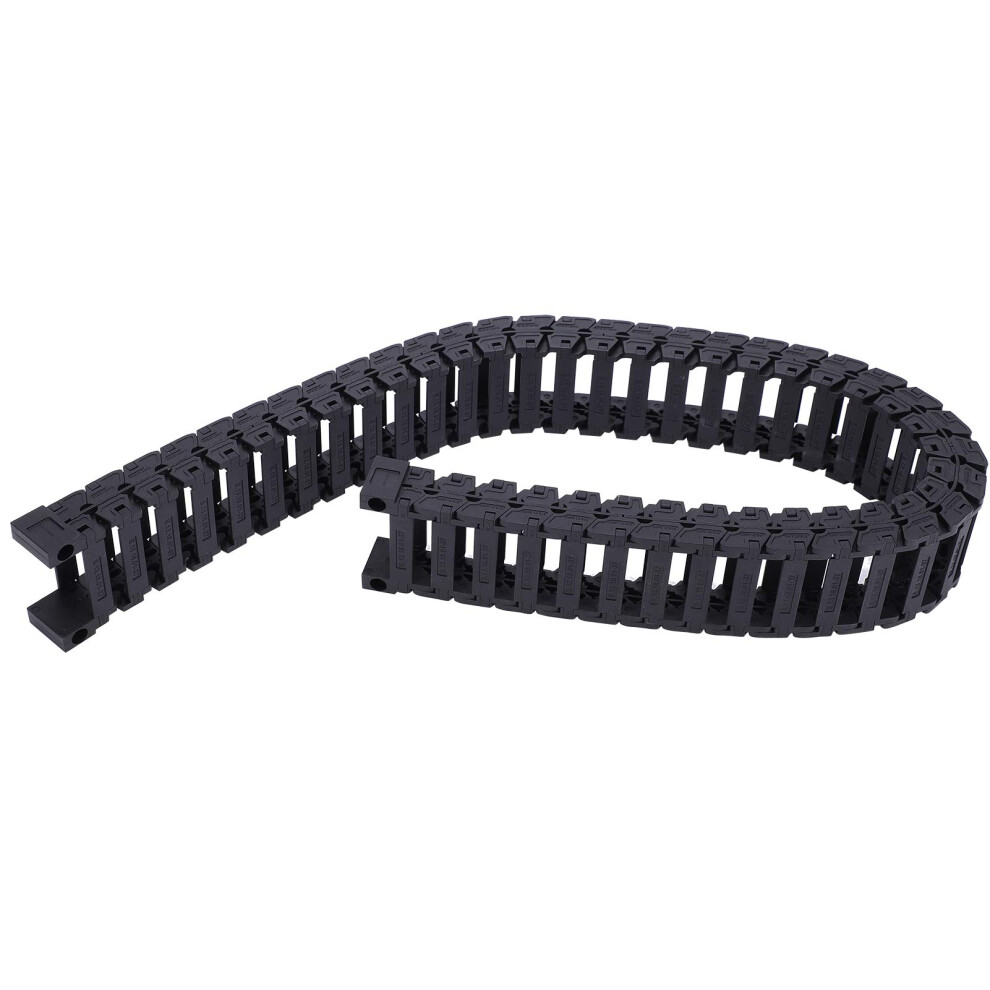 Black Nylon Cable Wire Carrier Drag Chain,Bridge Towline Detachable Assembly,For Engraving Machine, Cnc Machine Tool,Etc (0.7M) 943784983377