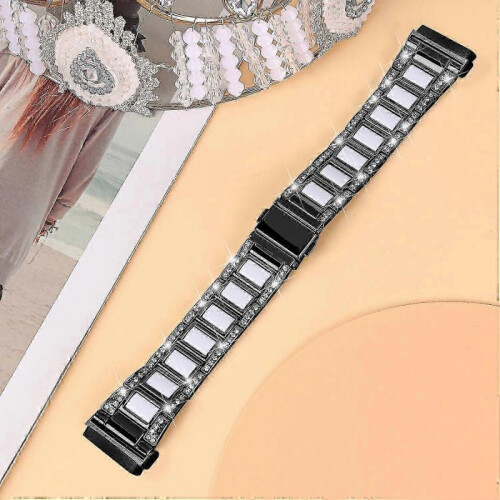 (Black/White, Multicolor) Fitbit Versa 4 Watch Band Replacement Straps - Compatible with Versa 4 Smartwatch 2