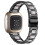 (Black/Pink Mix, Multicolor) Fitbit Versa 4 Watch Band Replacement Straps - Compatible with Versa 4 Smartwatch 1
