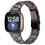 (Black/Rainbow, Multicolor) Fitbit Versa 4 Watch Band Replacement Straps - Compatible with Versa 4 Smartwatch 2