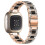 (Rose Gold/Black, Multicolor) Fitbit Versa 4 Watch Band Replacement Straps - Compatible with Versa 4 Smartwatch 1