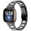 (Black/White, Multicolor) Fitbit Versa 4 Watch Band Replacement Straps - Compatible with Versa 4 Smartwatch 2