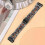 (Black/Tortoiseshell Color, Multicolor) Fitbit Versa 4 Watch Band Replacement Straps - Compatible with Versa 4 Smartwatch 3