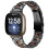 (Black/Tortoiseshell Color, Multicolor) Fitbit Versa 4 Watch Band Replacement Straps - Compatible with Versa 4 Smartwatch 2