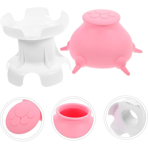 Convenient Nursing Bottle Bionic Puppy Feeder Stand for Easy Cleaning Feeding 1