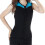 (M,Black-Blue)Front Zippered Neoprene Sleeveless Women's Diving Vest 3mm Thickness 2