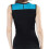 (M,Black-Blue)Front Zippered Neoprene Sleeveless Women's Diving Vest 3mm Thickness 4