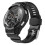 (Black) Galaxy Watch4 Classic 46mm TPU Band with Protective Case - Adjustable Strap for  Watch 4 1