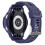 (OceanBlue) Galaxy Watch4 Classic 46mm TPU Band with Protective Case - Adjustable Strap for  Watch 4 3