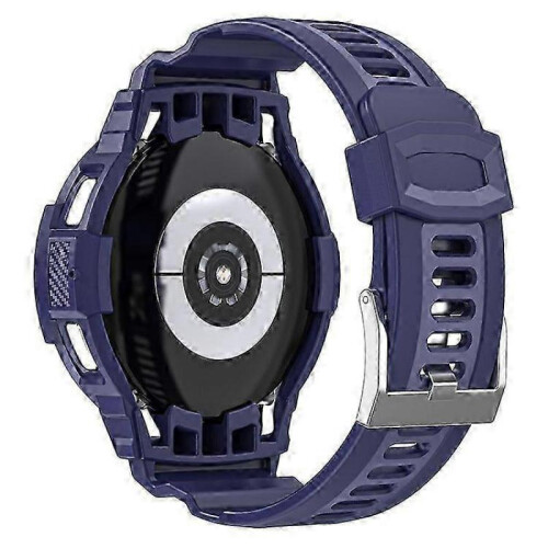 (OceanBlue) Galaxy Watch4 Classic 46mm TPU Band with Protective Case - Adjustable Strap for  Watch 4 2