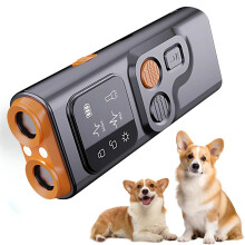 Advanced Ultrasonic Dog Bark Deterrent with Dual Sonic Frequencies LED Flashlight – Safe Effective Handheld Training Device for Pets Outdoor Use