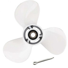 Yamaha 20HP 25HP Outboard Propeller 9 7/8X10 1/2 3-Blade 10-Spline Boat Motor Screw for 20 25 30HP Engines