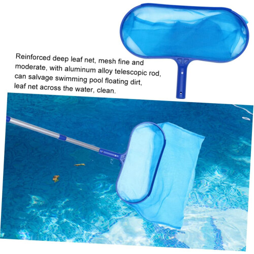 Swimming Pool Telescopic Leaf Net Skimmer Fish Net Aquarium Fish Net Pool Nets Handle for Sturdy Pool Cleaning 1
