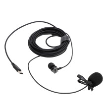 Micro-cravate Type-C Noir 9,8 pieds ABS Anti-vent